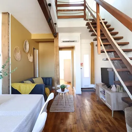 Le Boho - T2 Mezzanine With Air Conditioning *